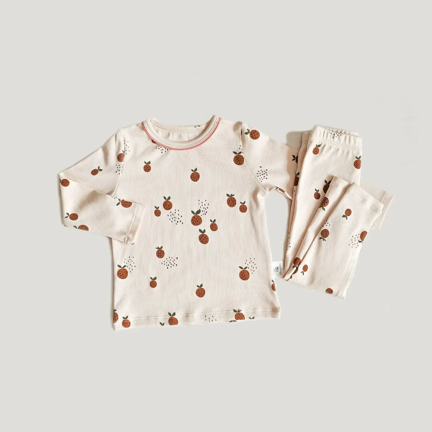 Baby pajama set โ long sleeves & pants โ soft cotton โ unisex loungewear
