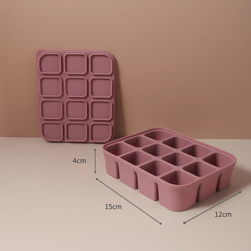 Silicone Baby Food Bowl with Lid – Multiple Compartments for Hygienic Storage