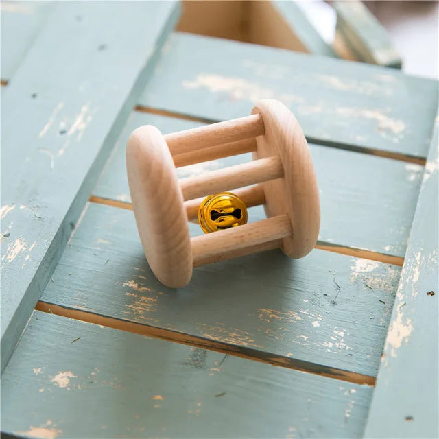 Wooden baby teether – educational &amp; safe