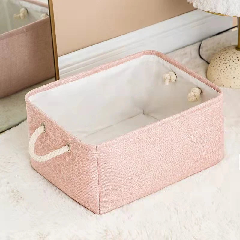 Foldable linen storage basket – toy basket &amp; laundry basket – organizer for children's room &amp; household