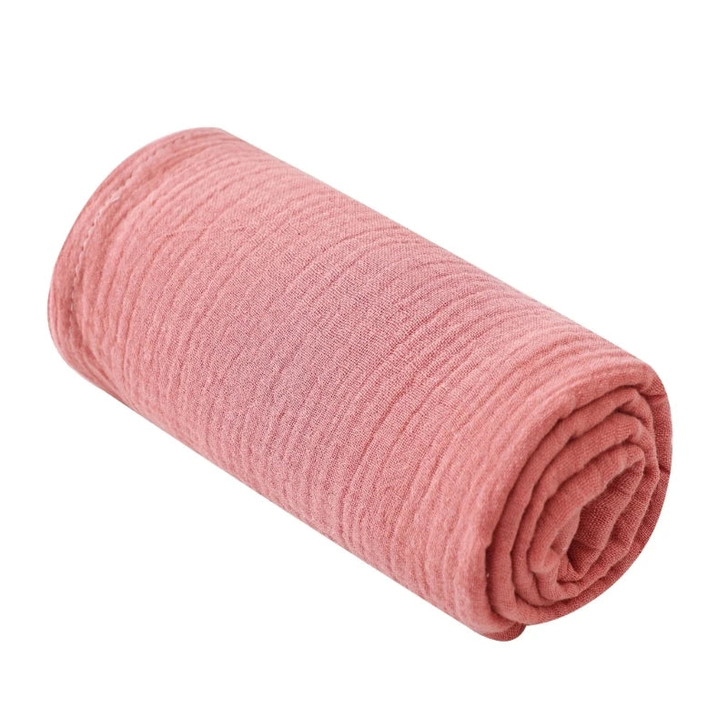 Cotton swaddle blanket – 85x65 – muslin with floral print – newborn &amp; crib blanket – breathable