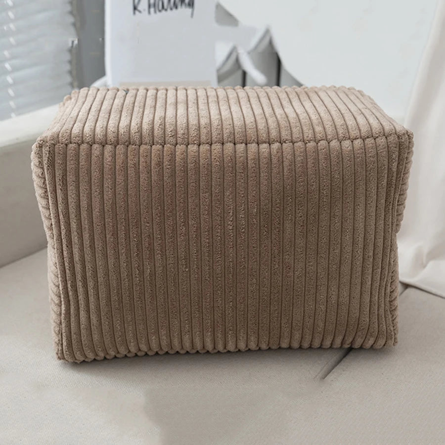 Suede storage basket 38x26 cm – stylish organizer for toys, laundry &amp; baby items