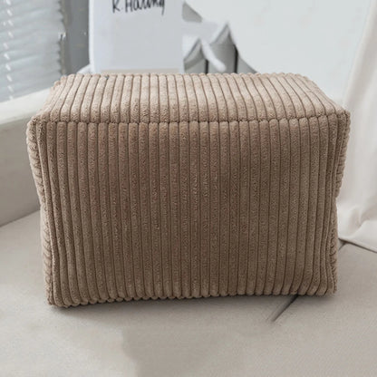 Suede storage basket 38x26 cm – stylish organizer for toys, laundry &amp; baby items