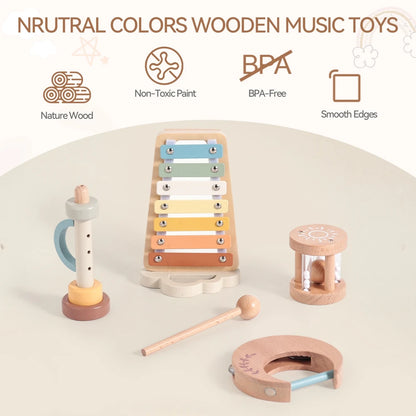 Wooden baby musical toys – educational toys