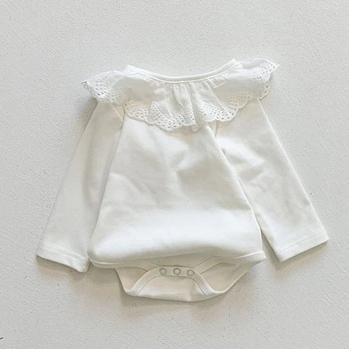 Long-sleeved romper – autumn-style baby romper – soft cotton – 0–24 months