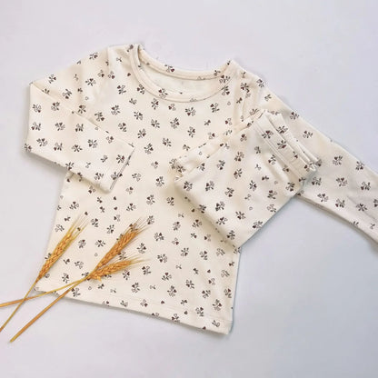 Baby pajama set – long sleeves &amp; pants – soft cotton – unisex loungewear