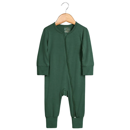 Babygrow - Bamboo with zipper - breathable &amp; unisex 0–24 months 