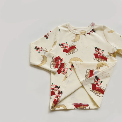 Baby pajama set – long sleeves &amp; pants – soft cotton – unisex loungewear