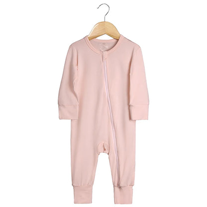Babygrow - Bamboo with zipper - breathable &amp; unisex 0–24 months 
