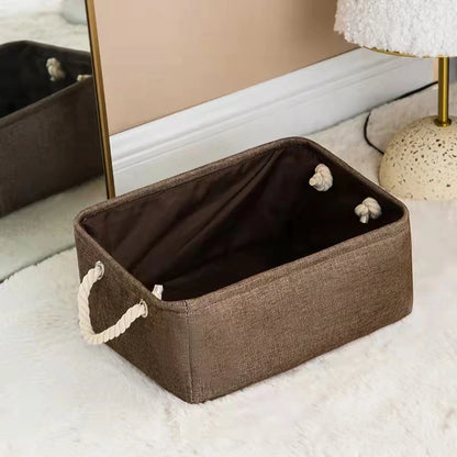 Foldable linen storage basket – toy basket &amp; laundry basket – organizer for children's room &amp; household
