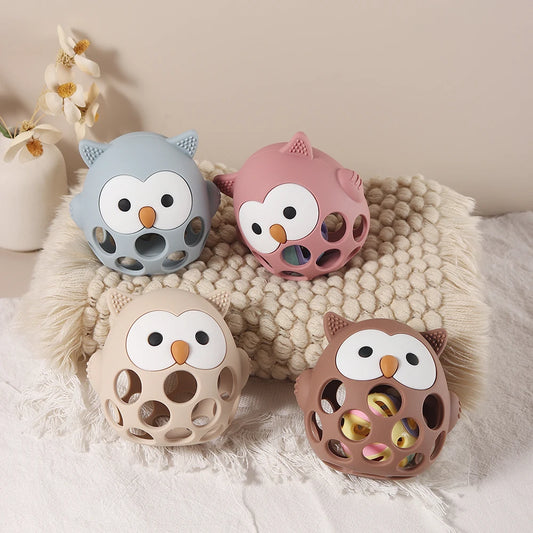 Baby Owl Teether – Silicone Teether Toy for Babies