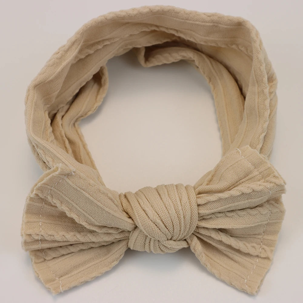 3-piece baby headband set – bows &amp; elastic band – newborn gift &amp; hair accessory