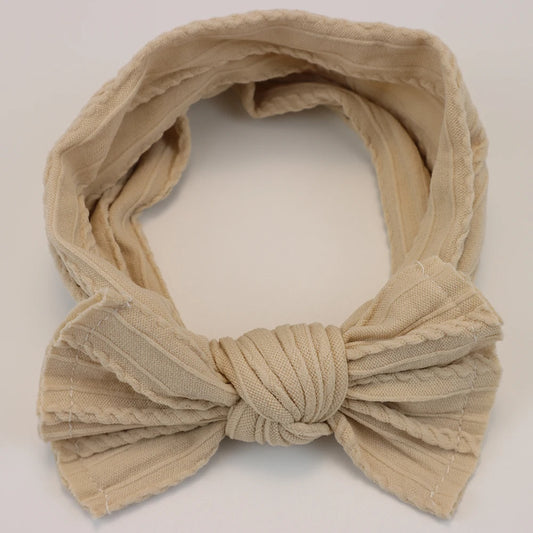 3-piece baby headband set – bows &amp; elastic band – newborn gift &amp; hair accessory