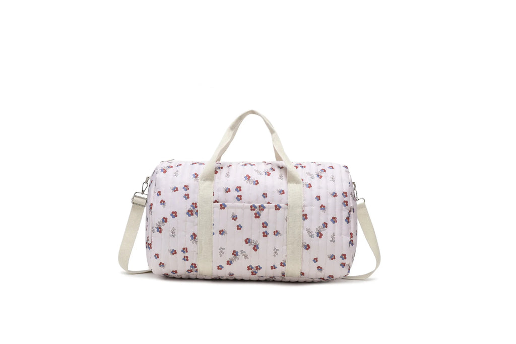 Waterproof mommy bag – 48x28x24 cm – large capacity – floral print &amp; multifunctional design