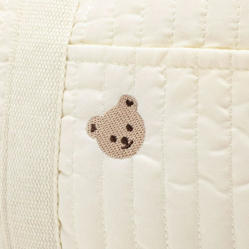 Waterproof mommy bag – 48x28x24 cm – large capacity – floral print &amp; multifunctional design