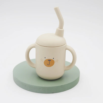 Baby Silicone Sippy Cup 120ml – BPA-free Drinking Cup &amp; Snack Container