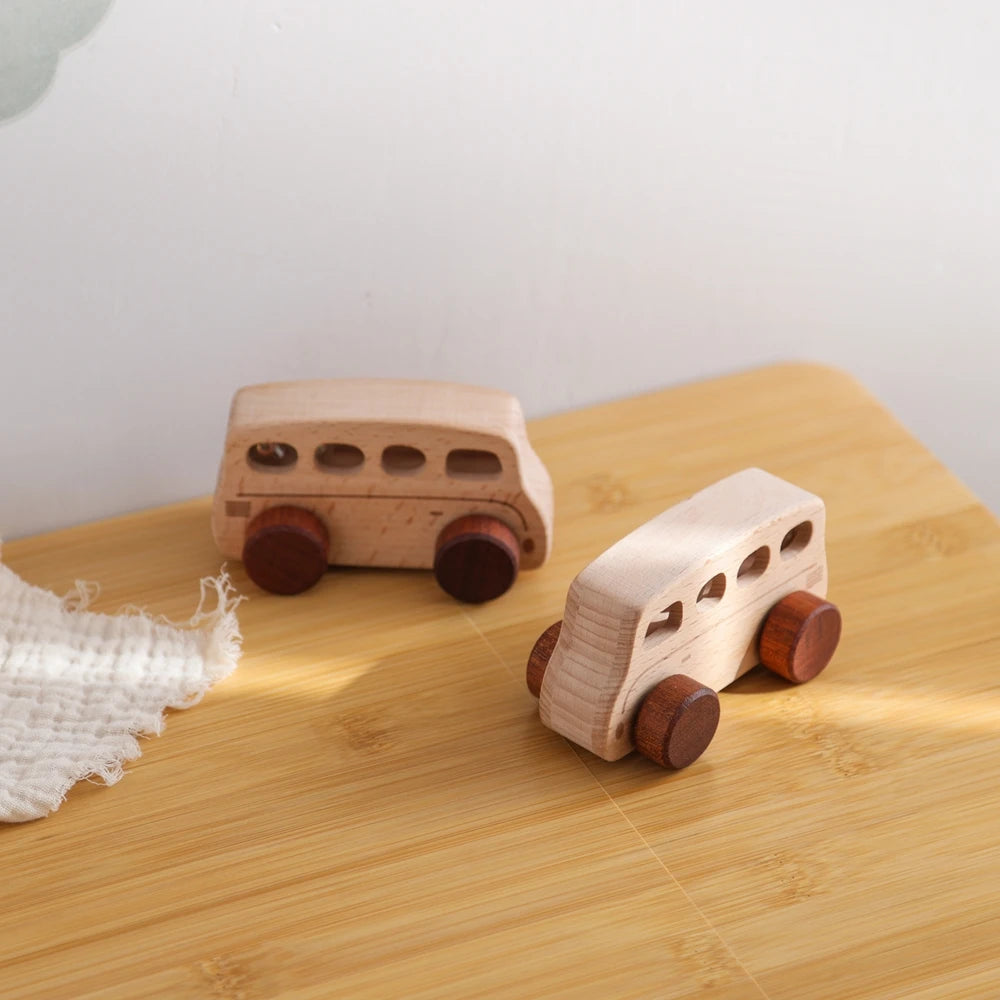 Wooden vehicles – airplane, helicopter, bus &amp; boat – various designs