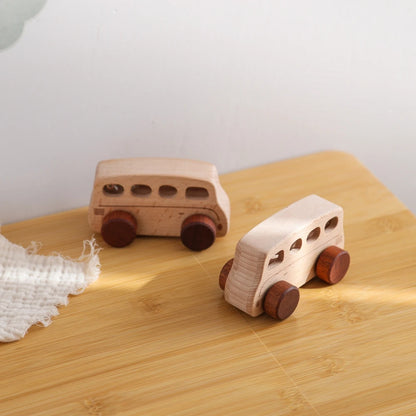 Wooden vehicles – airplane, helicopter, bus &amp; boat – various designs
