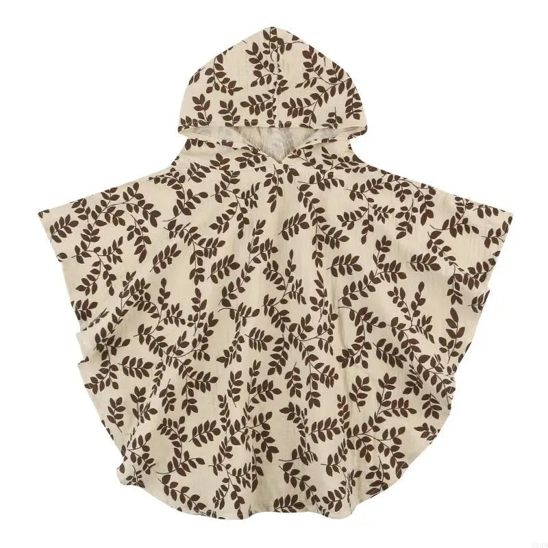 Baby bathrobe with hood - skin-friendly bath towel - toddler bathrobe for after the bath