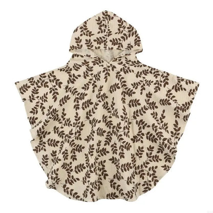 Baby bathrobe with hood - skin-friendly bath towel - toddler bathrobe for after the bath