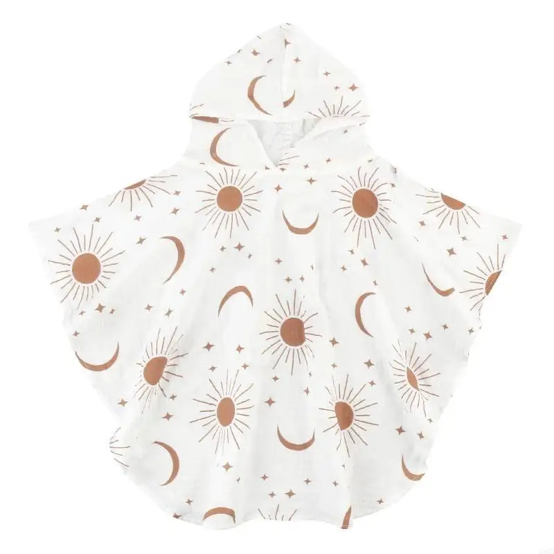 Baby bathrobe with hood - skin-friendly bath towel - toddler bathrobe for after the bath