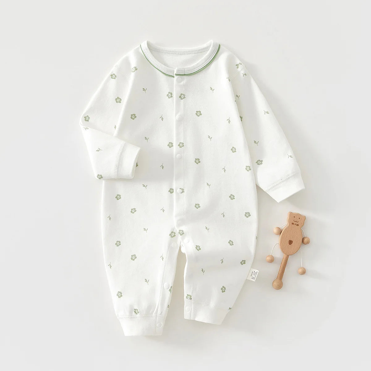 Soft baby romper – spring/autumn – cotton – unisex newborn romper/playsuit with cute print