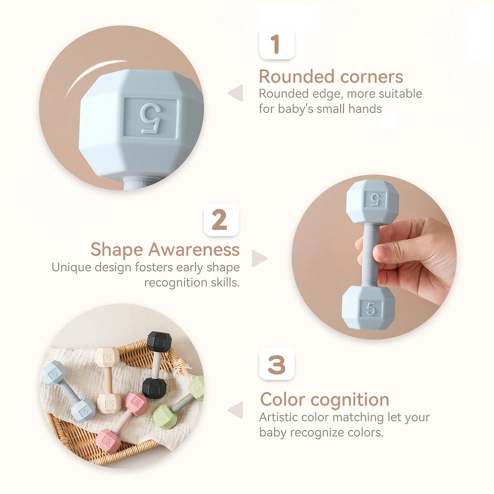 Silicone rattle &amp; teether – BPA-free