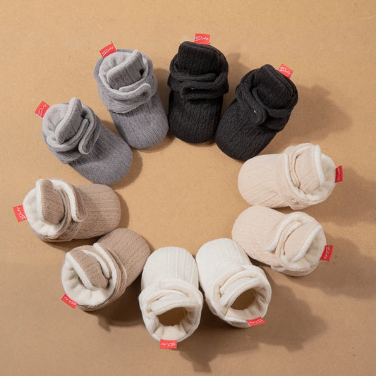 Baby shoes &amp; socks – winter warm – non-slip – first step shoes for boys &amp; girls