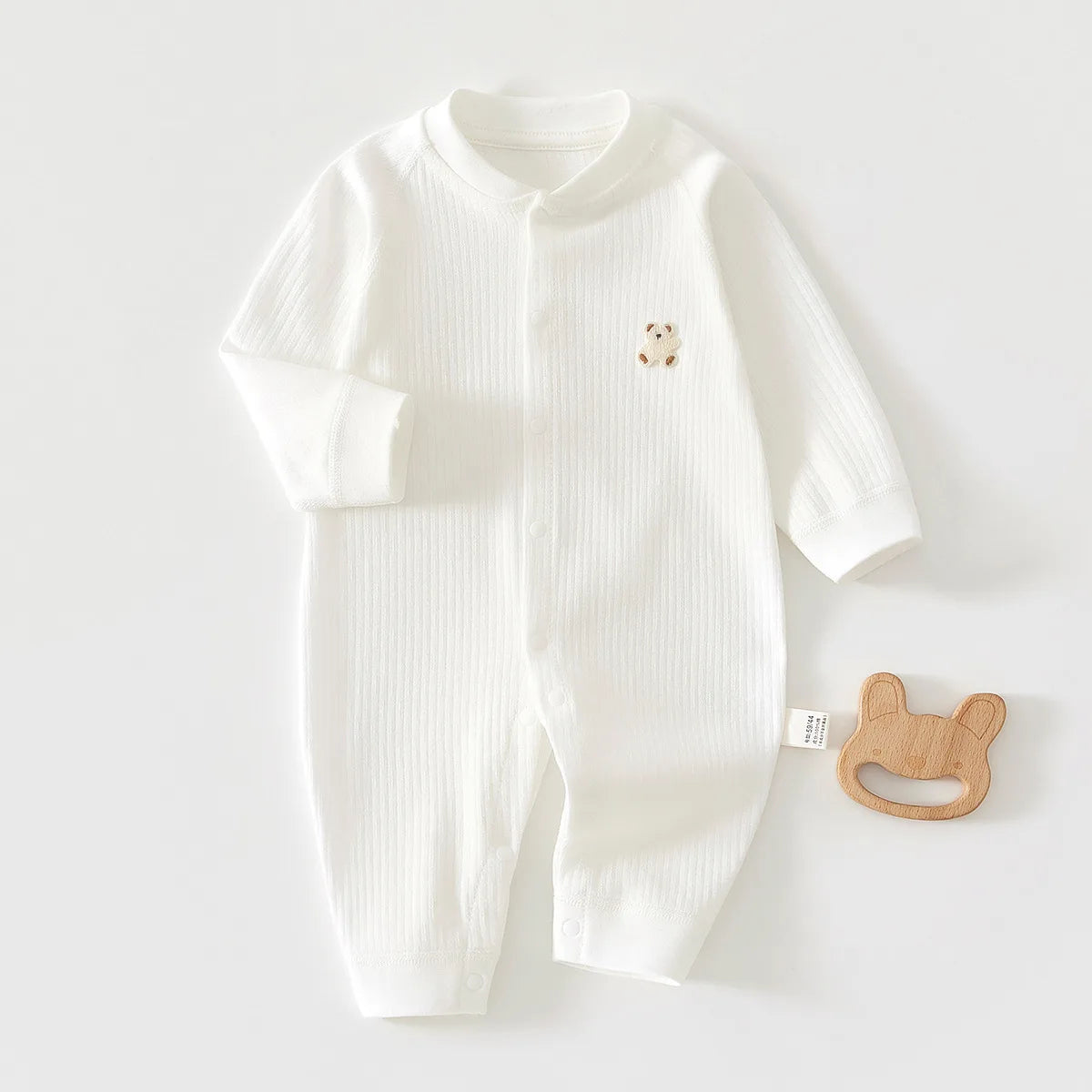 Warm baby romper – autumn/winter – soft cotton – unisex