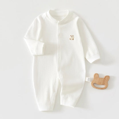 Warm baby romper – autumn/winter – soft cotton – unisex