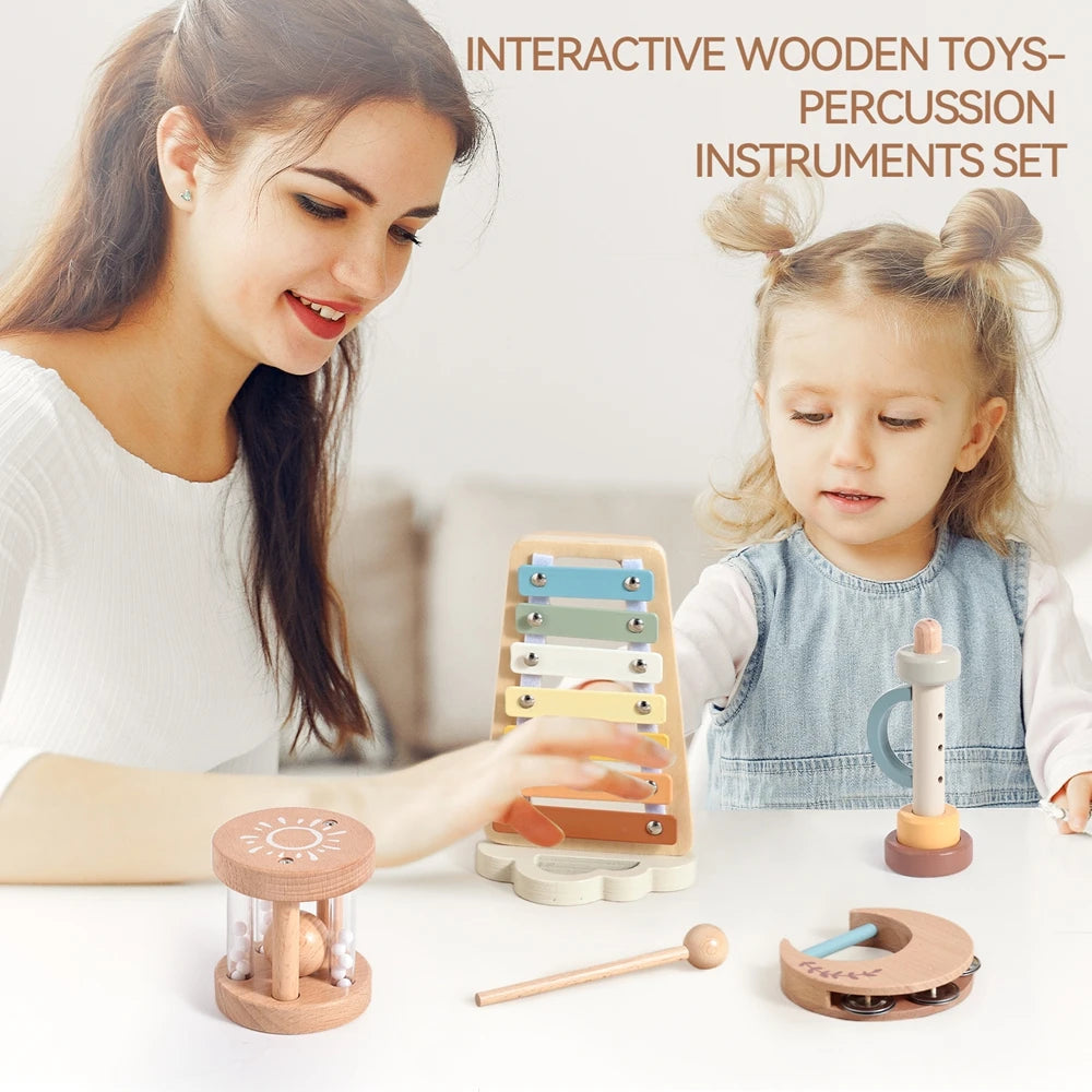 Wooden baby musical toys – educational toys