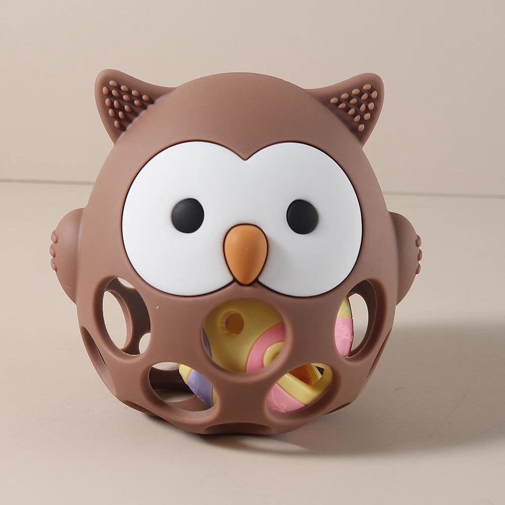 Baby Owl Teether – Silicone Teether Toy for Babies