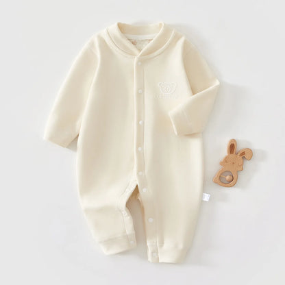 Warm baby romper – autumn/winter – soft cotton – unisex
