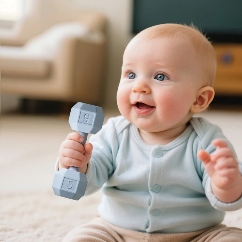 Silicone rattle &amp; teether – BPA-free