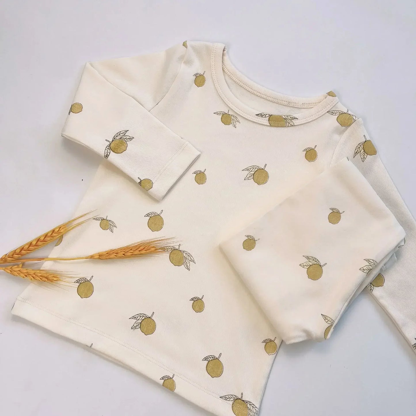 Baby pajama set – long sleeves &amp; pants – soft cotton – unisex loungewear