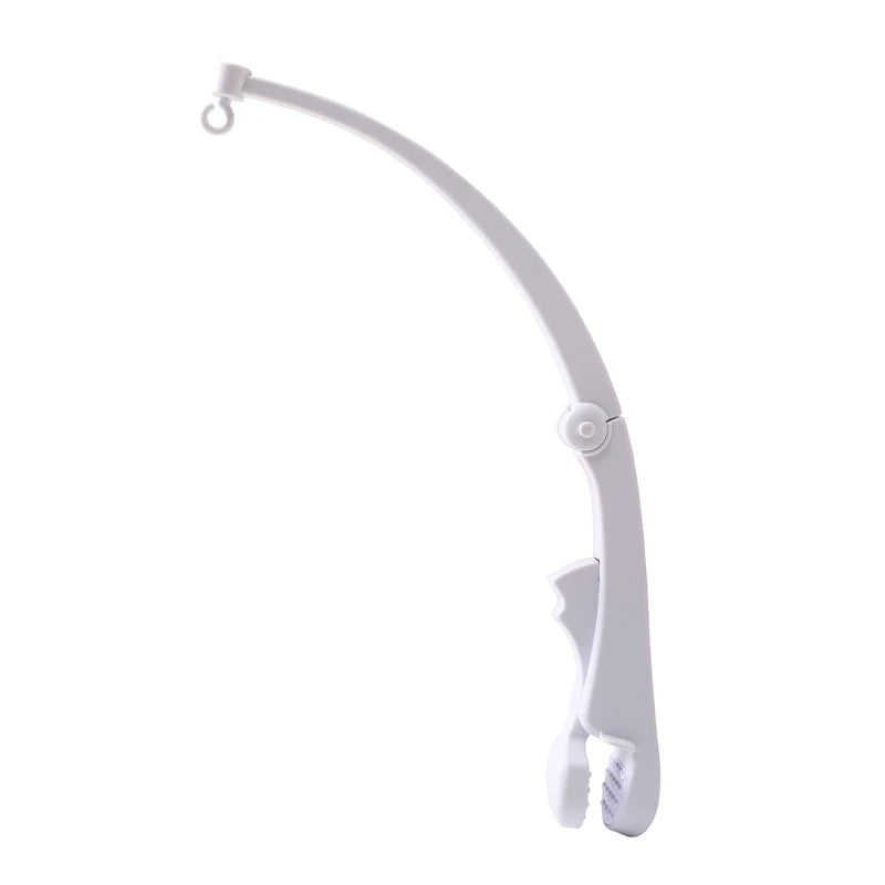 Wooden mobile – with bunnies and playful figures – for a crib or dresser