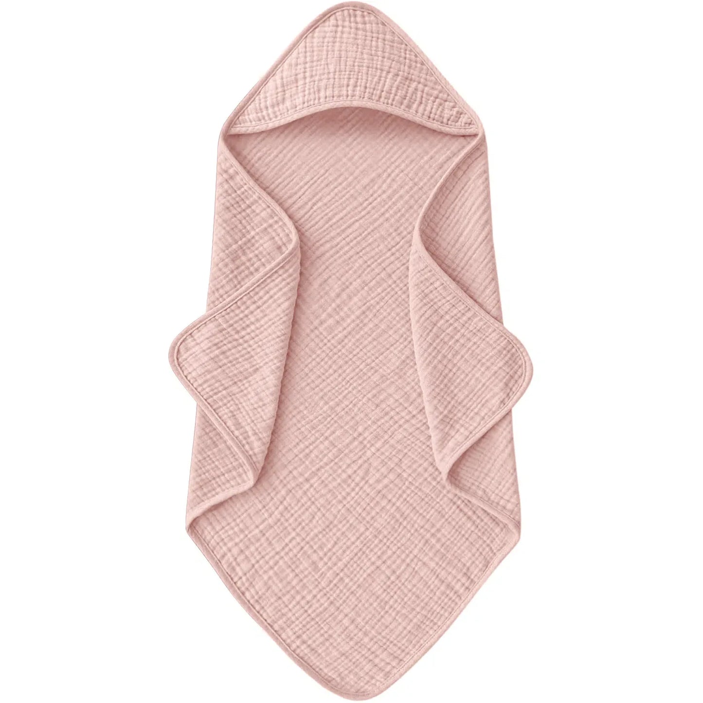 Baby hooded bath towel – soft &amp; absorbent – ​​76x76 cm