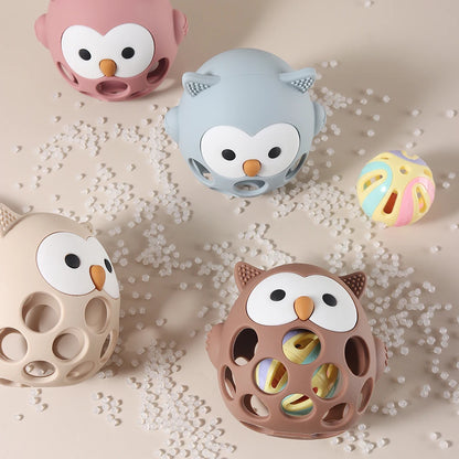 Baby Owl Teether – Silicone Teether Toy for Babies