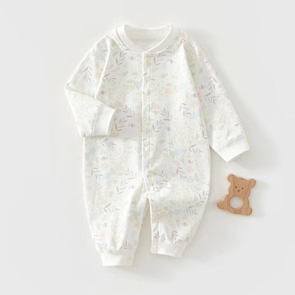 Soft baby romper – spring/autumn – cotton – unisex newborn romper/playsuit with cute print
