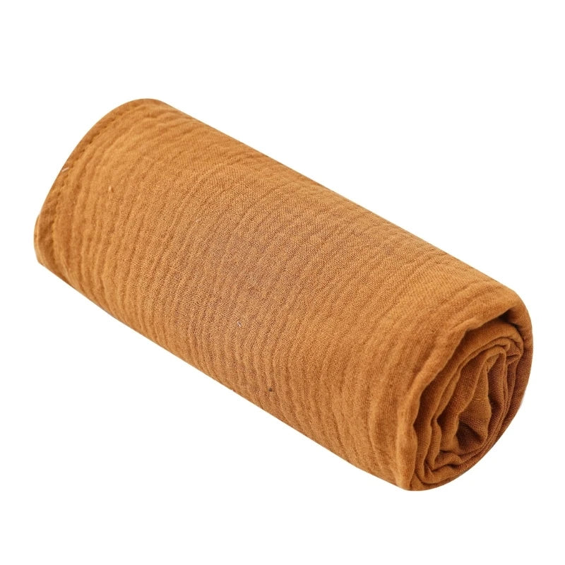 Cotton swaddle blanket – 85x65 – muslin with floral print – newborn &amp; crib blanket – breathable