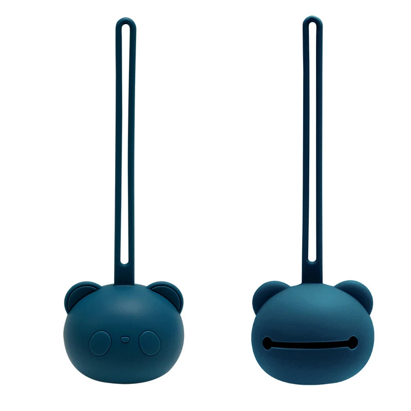 Panda Bear Pacifier Holder – Silicone Pacifier Case for Babies