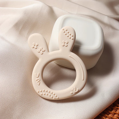 Silicone Teether Rabbit – Educational Toys for Babies