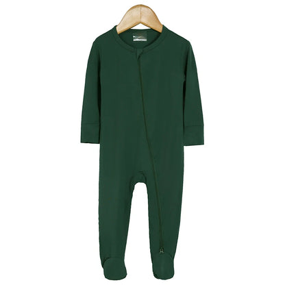 Babygrow - Bamboo with zipper - breathable &amp; unisex 0–24 months 