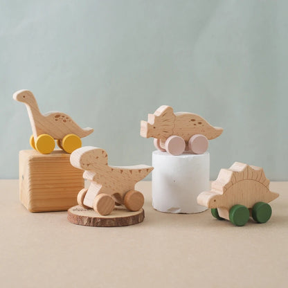 Wooden toy cars – sustainable beechwood vehicles – available in various designs