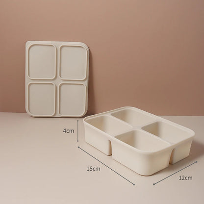 Silicone Baby Food Bowl with Lid – Multiple Compartments for Hygienic Storage