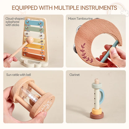 Wooden baby musical toys – educational toys
