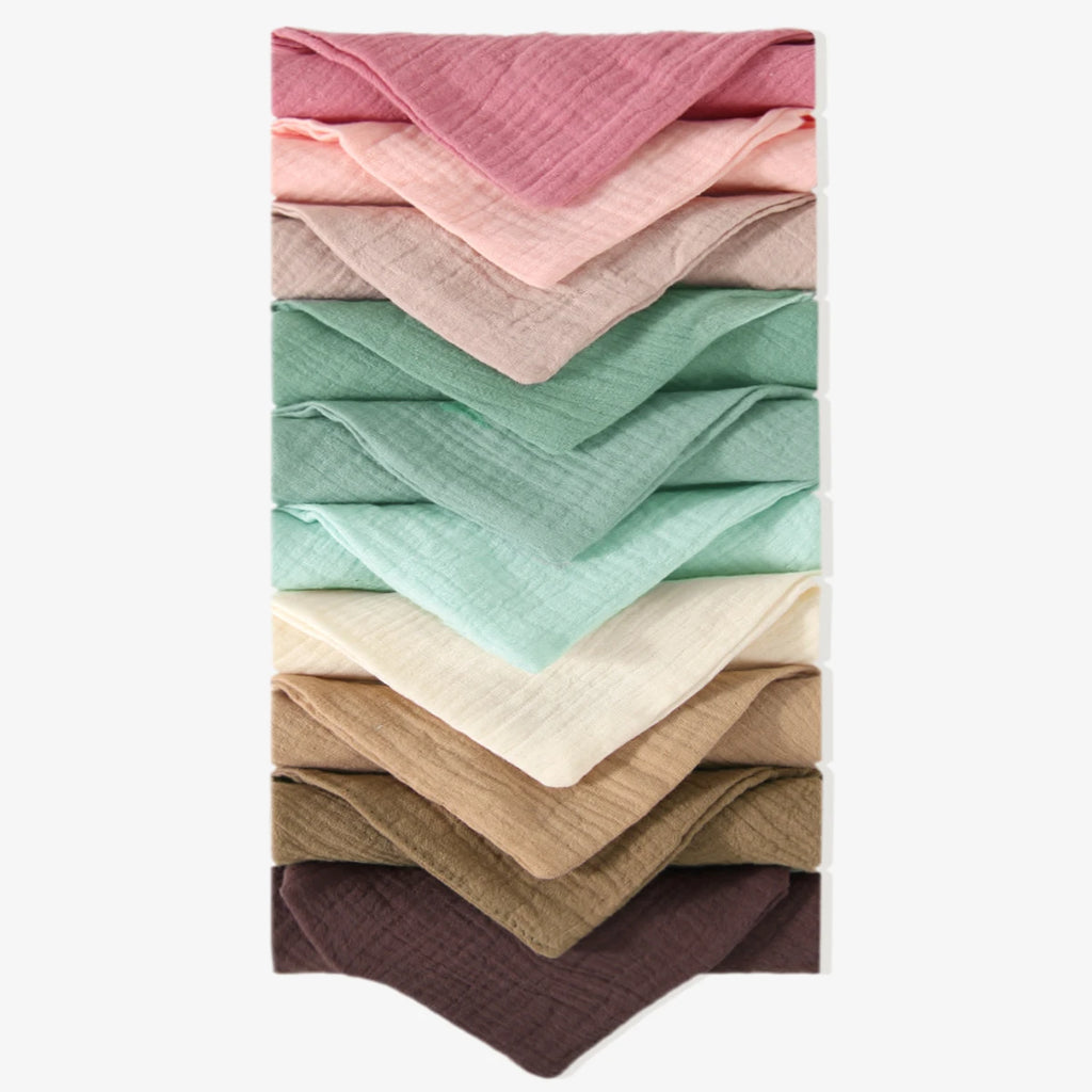 Muslin baby wipes – 23x23 cm – Muslin cotton – washcloths for face &amp; hands