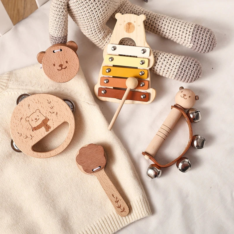 Wooden Musical Instruments for Babies – Educational Toys for Musical Development