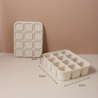 Silicone Baby Food Bowl with Lid – Multiple Compartments for Hygienic Storage