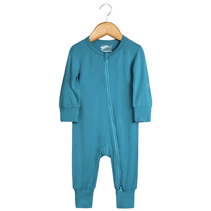 Babygrow - Bamboo with zipper - breathable &amp; unisex 0–24 months 